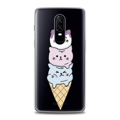 Lex Altern TPU Silicone OnePlus Case Cat Ice-Cream