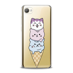 Lex Altern TPU Silicone HTC Case Cat Ice-Cream