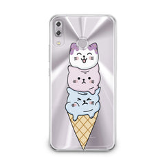 Lex Altern TPU Silicone Asus Zenfone Case Cat Ice-Cream