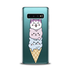 Lex Altern TPU Silicone Samsung Galaxy Case Cat Ice-Cream