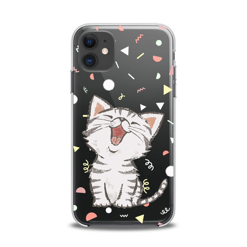 Lex Altern TPU Silicone iPhone Case Funny Kitty