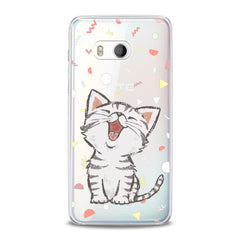 Lex Altern TPU Silicone HTC Case Funny Kitty