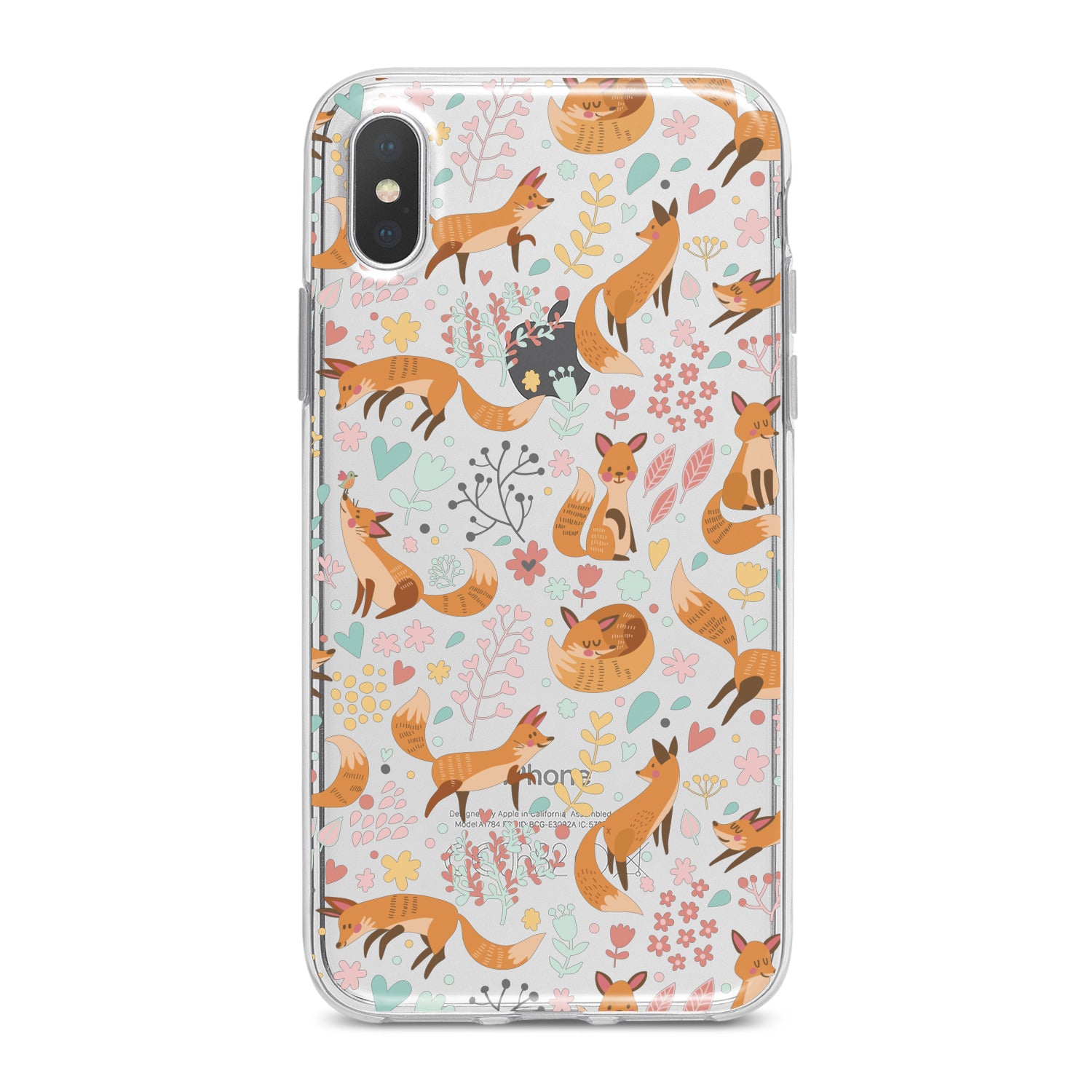 Lex Altern Fox Wildflower Phone Case for your iPhone & Android phone.