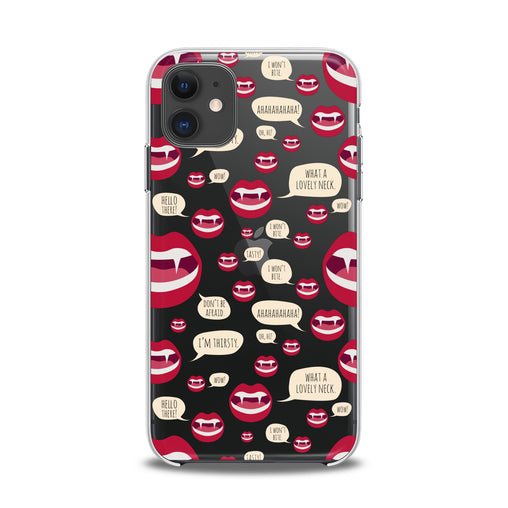 Lex Altern TPU Silicone iPhone Case Vampire Lips