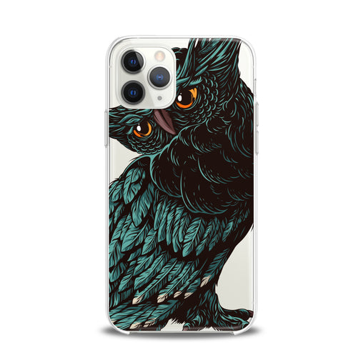Lex Altern TPU Silicone iPhone Case Green Owl