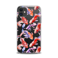 Lex Altern TPU Silicone iPhone Case Golden Fishes