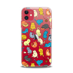 Lex Altern TPU Silicone iPhone Case Colorful Cats