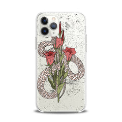Lex Altern TPU Silicone iPhone Case Painted Floral Snake