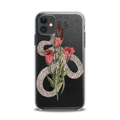 Lex Altern TPU Silicone iPhone Case Painted Floral Snake