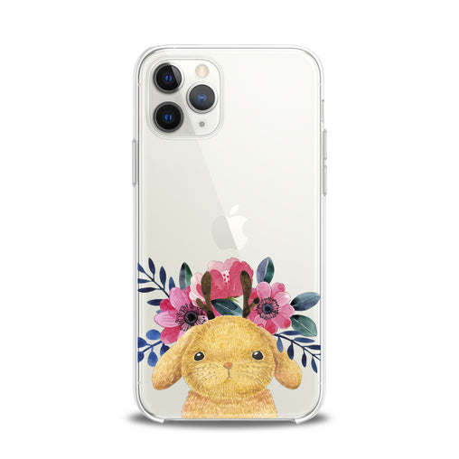 Lex Altern TPU Silicone iPhone Case Cute Floral Bunny