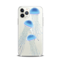Lex Altern TPU Silicone iPhone Case Blue Jellyfishes