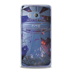 Lex Altern TPU Silicone HTC Case Spaceship Print