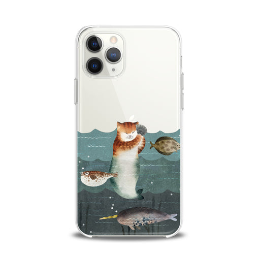 Lex Altern TPU Silicone iPhone Case Sea Cat