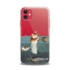 Lex Altern TPU Silicone iPhone Case Sea Cat
