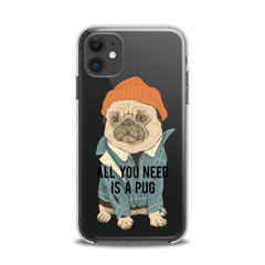 Lex Altern TPU Silicone iPhone Case Cute Pug