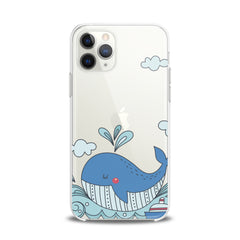 Lex Altern TPU Silicone iPhone Case Blue Whale