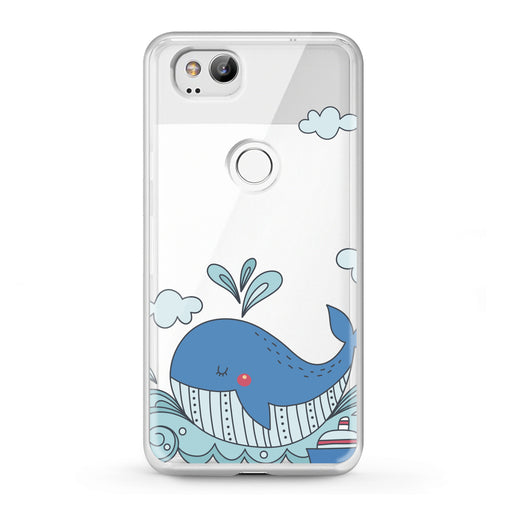 Lex Altern Google Pixel Case Blue Whale