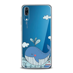 Lex Altern TPU Silicone Huawei Honor Case Blue Whale