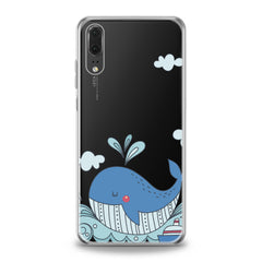 Lex Altern TPU Silicone Huawei Honor Case Blue Whale