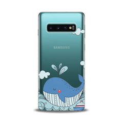 Lex Altern TPU Silicone Samsung Galaxy Case Blue Whale