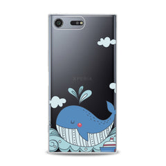 Lex Altern TPU Silicone Sony Xperia Case Blue Whale