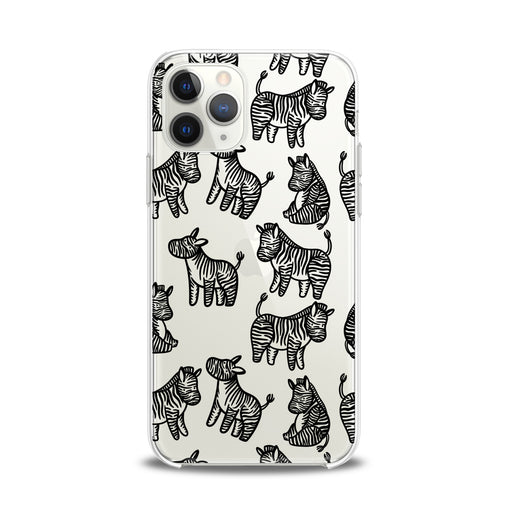 Lex Altern TPU Silicone iPhone Case Zebra Pattern