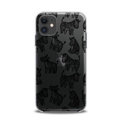Lex Altern TPU Silicone iPhone Case Zebra Pattern