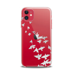 Lex Altern TPU Silicone iPhone Case Flock of Doves