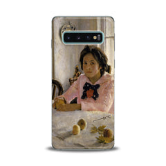 Lex Altern TPU Silicone Samsung Galaxy Case Girl with Peaches