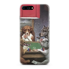 Lex Altern TPU Silicone Phone Case Dogs Playing Poker