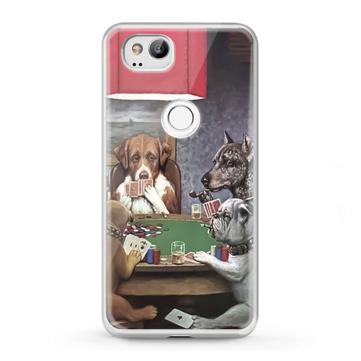 Lex Altern Google Pixel Case Dogs Playing Poker