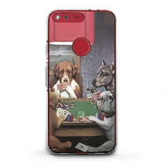 Lex Altern TPU Silicone Phone Case Dogs Playing Poker