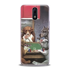 Lex Altern TPU Silicone Oppo Case Dogs Playing Poker