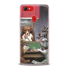 Lex Altern TPU Silicone Oppo Case Dogs Playing Poker