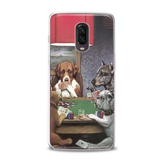 Lex Altern TPU Silicone OnePlus Case Dogs Playing Poker