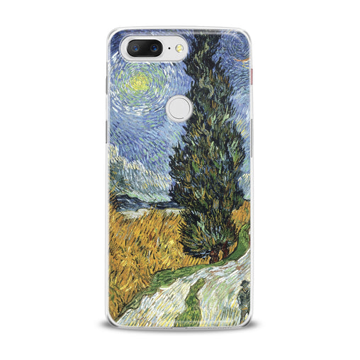 Lex Altern Wheat Field with Cypresses OnePlus Case