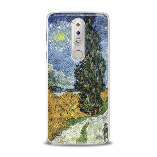 Lex Altern Wheat Field with Cypresses Nokia Case