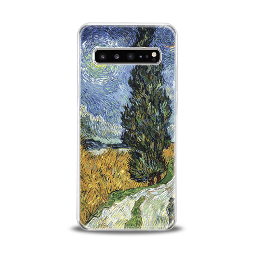 Lex Altern Wheat Field with Cypresses Samsung Galaxy Case
