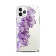 Lex Altern TPU Silicone iPhone Case Purple Minerals