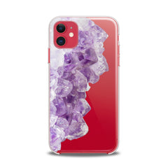 Lex Altern TPU Silicone iPhone Case Purple Minerals