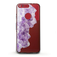 Lex Altern TPU Silicone Google Pixel Case Purple Minerals