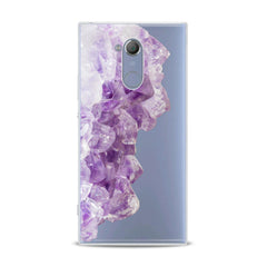 Lex Altern TPU Silicone Sony Xperia Case Purple Minerals
