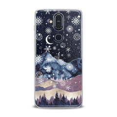 Lex Altern TPU Silicone Nokia Case Snowy Mountain Nature