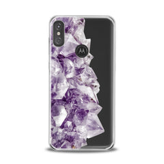 Lex Altern TPU Silicone Motorola Case Violet Minerals