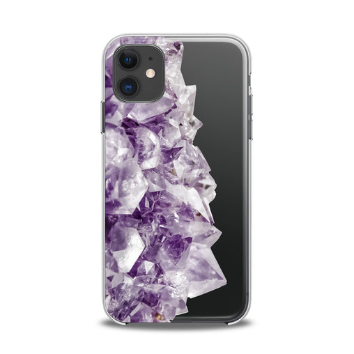 Lex Altern TPU Silicone iPhone Case Violet Minerals