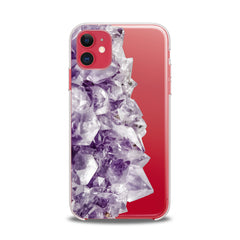 Lex Altern TPU Silicone iPhone Case Violet Minerals