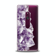 Lex Altern TPU Silicone Sony Xperia Case Violet Minerals