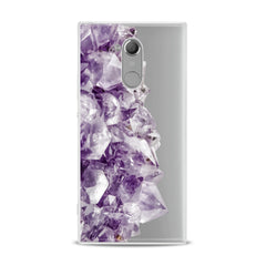 Lex Altern TPU Silicone Sony Xperia Case Violet Minerals