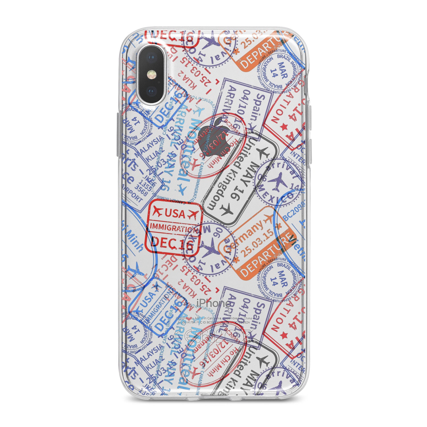 Lex Altern Travel Pattern Phone Case for your iPhone & Android phone.