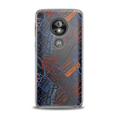 Lex Altern TPU Silicone Motorola Case Travel Pattern